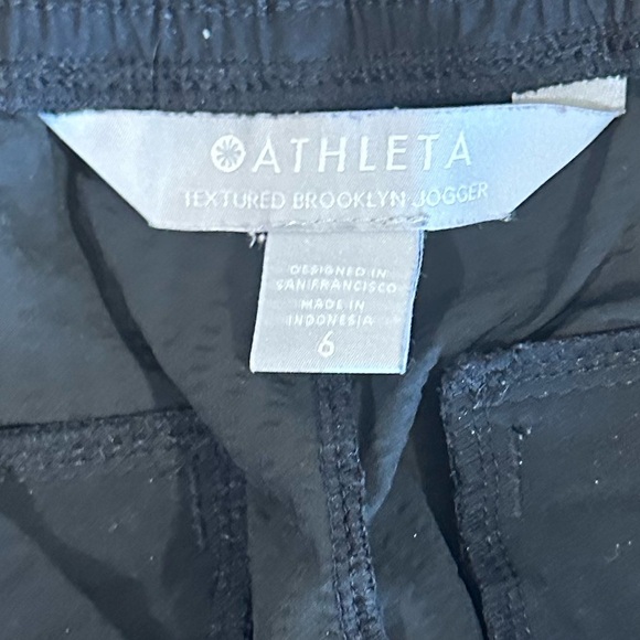 Athleta Brooklyn Jogger Black Size 6 - Picture 6 of 6